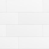 Satori Hudson Brilliant White 8-in x 24-in Glossy Ceramic Subway Wall Tile (1.29-sq. ft/ Piece)