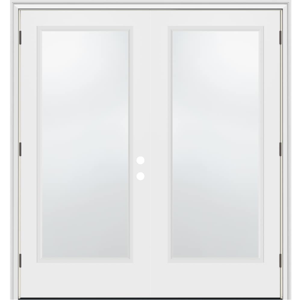 JELD-WEN 72-in x 80-in Steel French, Right-hand inswing – product-only view