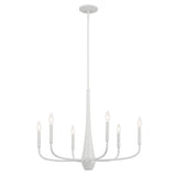 Kichler Deela 6-Light White Modern/Contemporary Chandelier