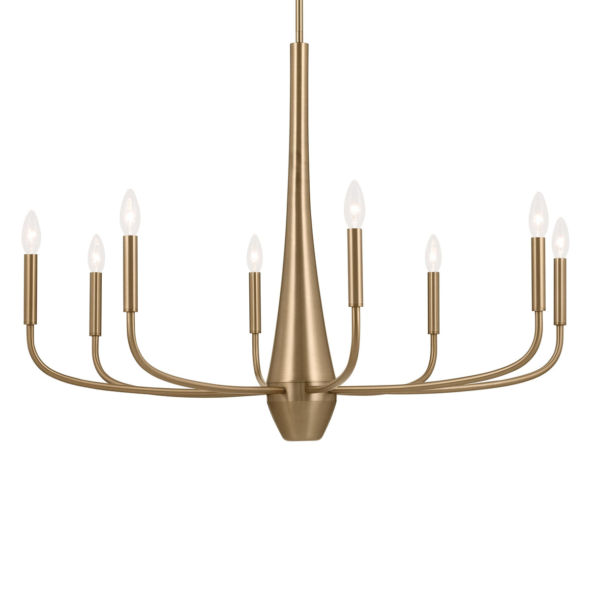 Kichler Deela 8-Light Gold Modern/Contemporary Chandelier