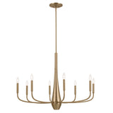 Kichler Deela 8-Light Gold Modern/Contemporary Chandelier