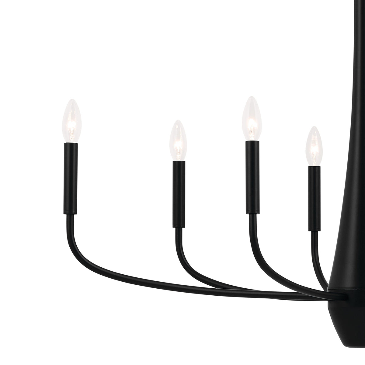 Kichler Deela 8-Light Black Modern/Contemporary Chandelier