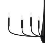 Kichler Deela 8-Light Black Modern/Contemporary Chandelier