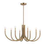 Kichler Odensa 8-Light Gold Modern/Contemporary Chandelier
