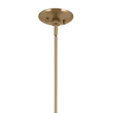 Kichler Phix 6-Light Gold Mid-century Chandelier