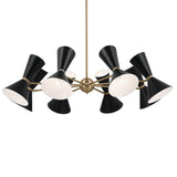Kichler Phix 16-Light Gold Mid-century Chandelier