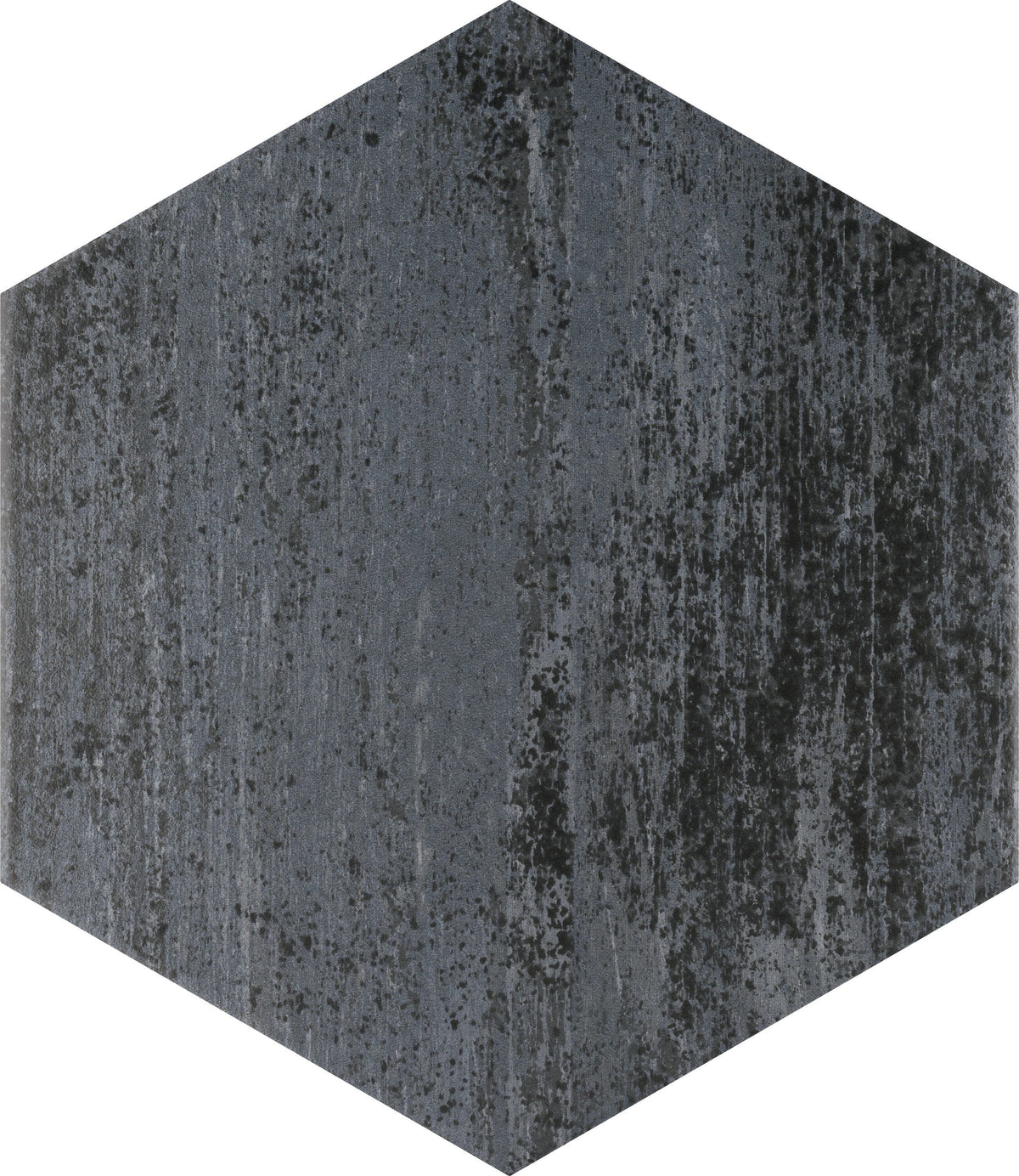 Affinity Tile Cassis Hex Black 9-in x 10-in Multi-finish Porcelain Wood look Hexagon Floor and Wall Tile product image