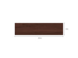 Style Selections Serso Black Walnut 6-in x 24-in Porcelain Wood Look Tile (Common: 6-in x 24-in; Actual: 5.75-in x 23.75-in)