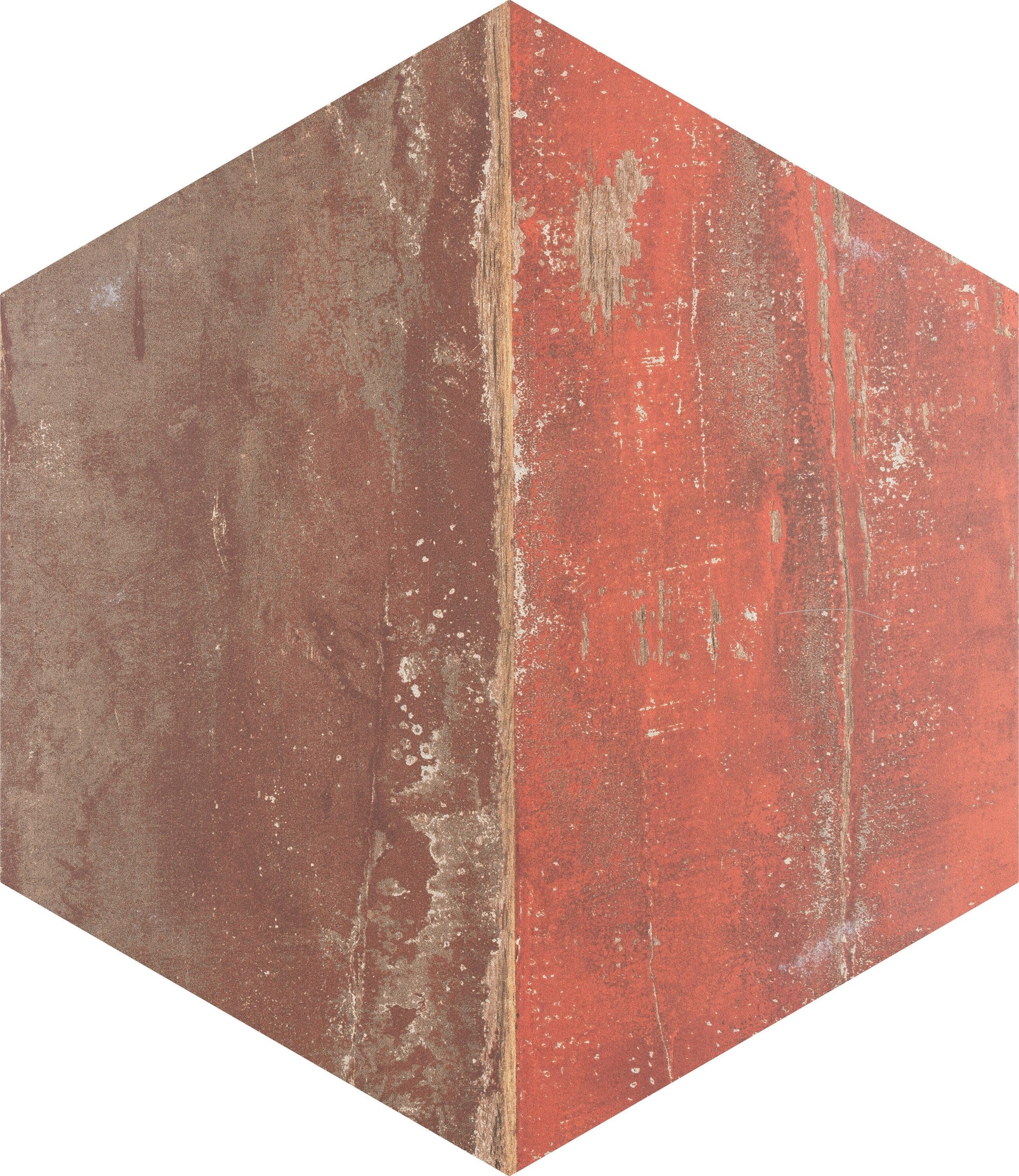 Affinity Tile Karacter Hex Vintage 10-in x 11-in Matte Porcelain Wood look Hexagon Floor and Wall Tile product image