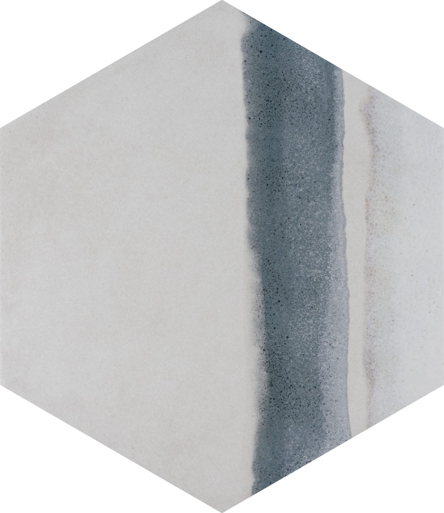 Affinity Tile Matter Hex Canvas Bone Blue 8-in x 9-in Multi-finish Porcelain Hexagon Floor and Wall Tile product image