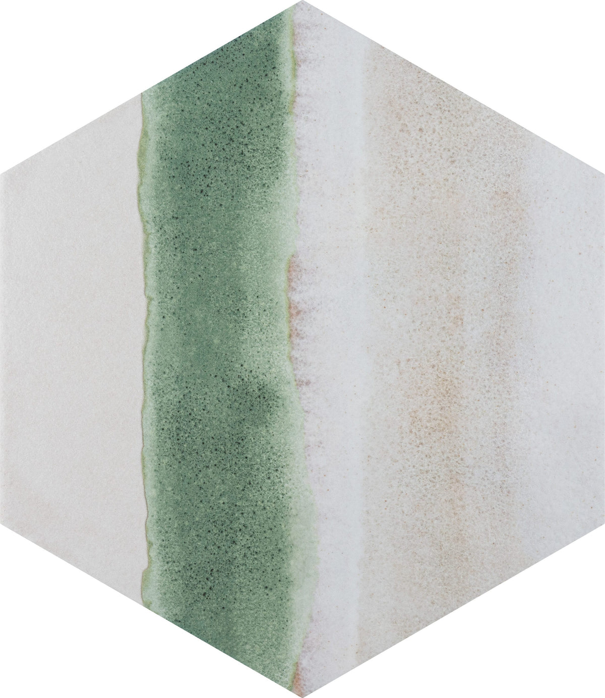 Affinity Tile Matter Hex Canvas Bone Green 8-in x 9-in Multi-finish Porcelain Hexagon Floor and Wall Tile product image