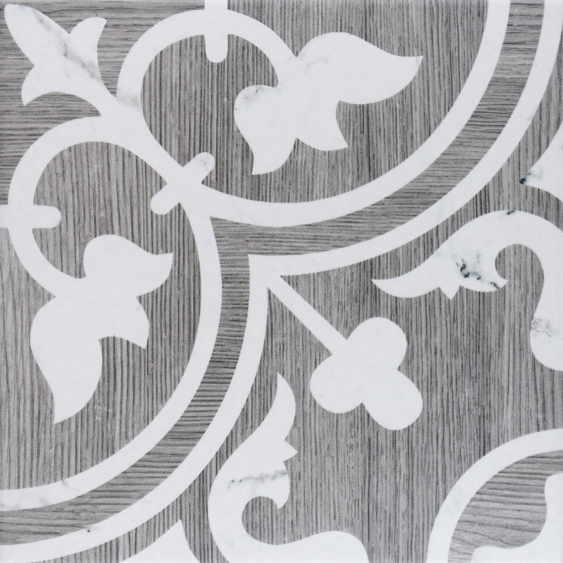 Affinity Tile Llama Arte Loire Verso Silver Smoke 10-in x 10-in Multi-finish Porcelain Wood look Floor and Wall Tile product image