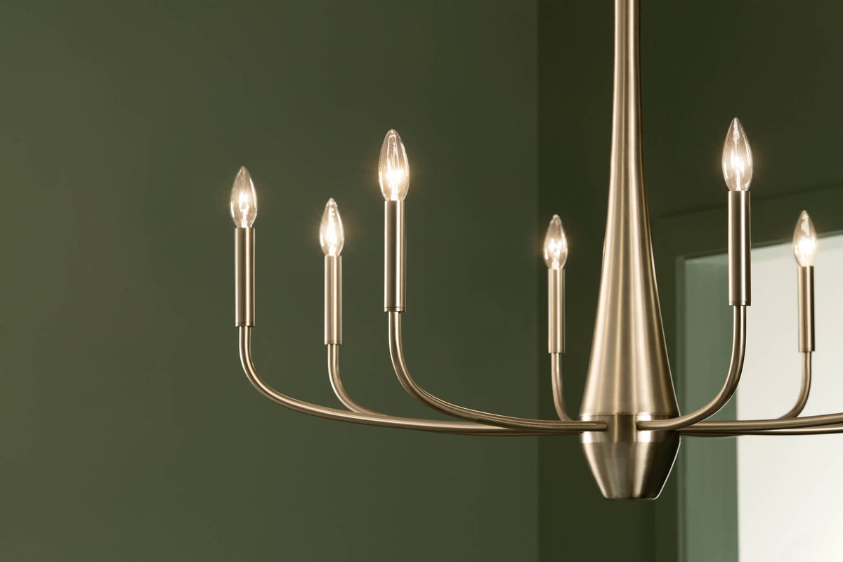 Kichler Deela 8-Light Gold Modern/Contemporary Chandelier