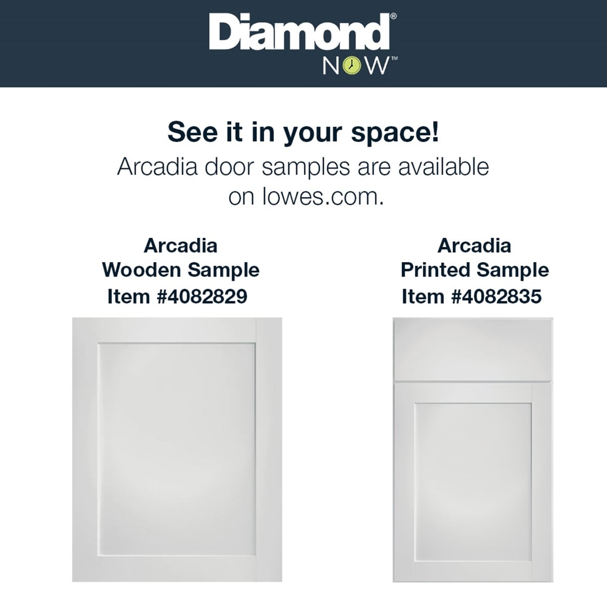 Diamond NOW Arcadia 18-in W x 35-in H x 23.75-in D White 3-Drawer Base Fully Assembled Cabinet (Recessed Panel Shaker Style)