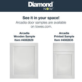 Diamond NOW Arcadia 24-in W x 35-in H x 23.75-in D White 1-Drawer Base Fully Assembled Cabinet (Recessed Panel Shaker Style)