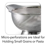 Gourmet Stainless Steel Colanders (3-Pack)