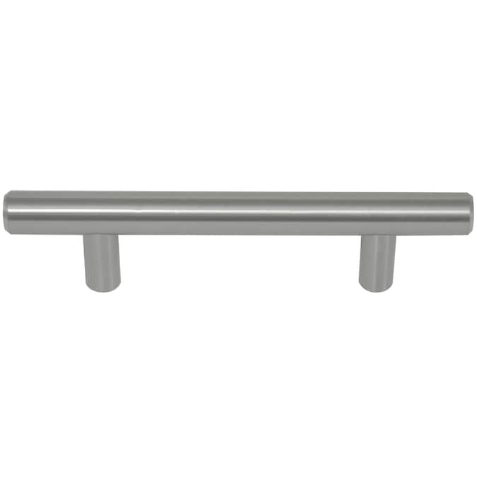 Laurey Melrose 6-5/16-in (160mm) Center to Center Brushed Satin Nickel Cylindrical Bar Drawer Pull