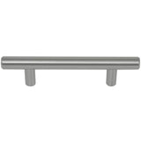 Laurey Melrose 3-3/4-in (96mm) Center to Center Brushed Satin Nickel Cylindrical Bar Drawer Pull