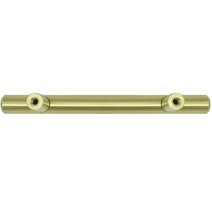 Laurey Melrose 3-3/4-in (96mm) Center to Center Satin Brass Cylindrical Bar Drawer Pull