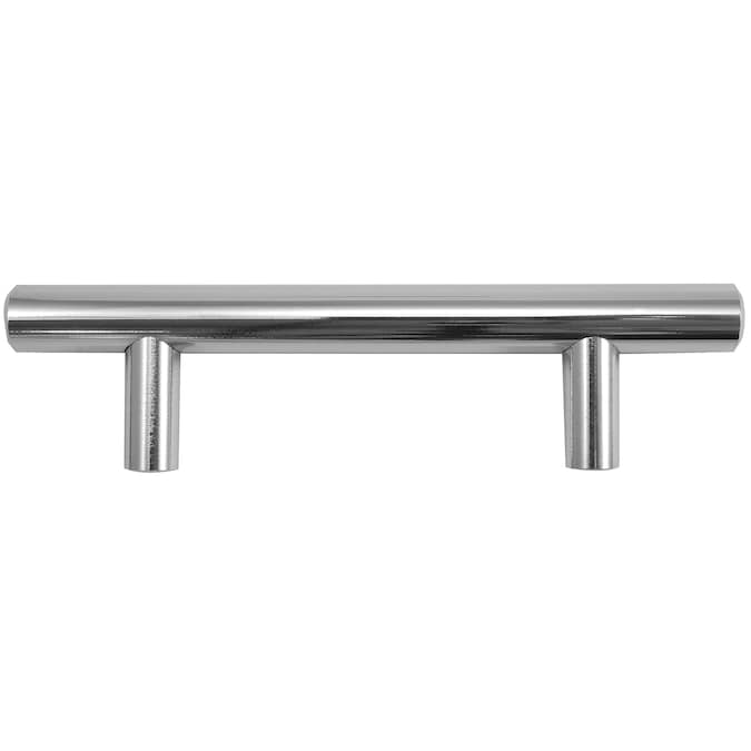 Laurey Melrose 3-3/4-in (96mm) Center to Center Polished Chrome Cylindrical Bar Drawer Pull