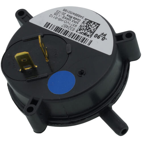 Nordyne 632487R pressure switch - front view (Product Type: Pressure Switch)