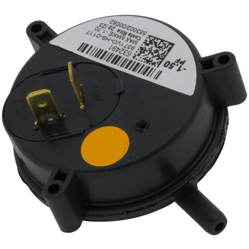 Nordyne 632491R pressure switch - front view (Product Type: Pressure Switch)