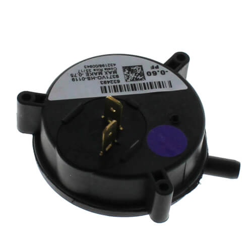 Nordyne 632493R pressure switch - front view (Product Type: Pressure Switch)
