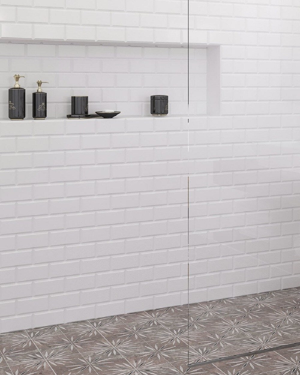 Apollo Tile (Sample) Wall Tile White 4-in x 6-in Polished Marble Subway Wall Tile