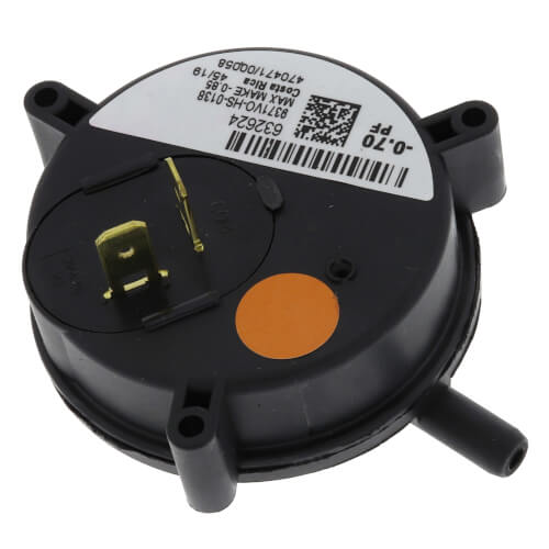 Nordyne 632624R pressure switch - front view (Product Type: Pressure Switch)