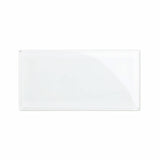 Giorbello (Sample) 6x12 Glass Subway Tiles Bright White 6-in x 12-in Glossy Glass Brick Subway Wall Tile