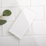 Giorbello Classic Premium Alabaster White 6-in x 12-in Glossy Glass Subway Wall Tile (5-sq. ft/ Carton)