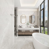 Giorbello Classic Premium Agreeable Gray 3-in x 6-in Glossy Glass Subway Wall Tile (5-sq. ft/ Carton)
