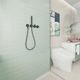 Giorbello (Sample) 3x6 glass subway tiles Winter Sage 3-in x 6-in Glossy Glass Brick Subway Wall Tile