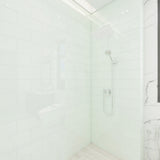 Giorbello Classic Premium Dove White 6-in x 12-in Glossy Glass Subway Wall Tile (5-sq. ft/ Carton)