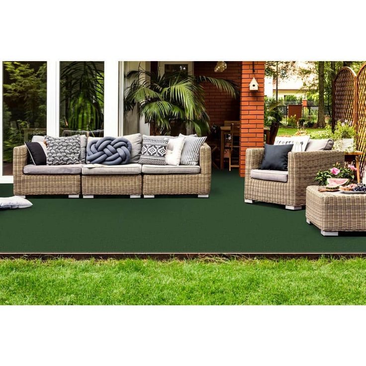 TrafficMaster Vantage 12 ft. x 100 ft. Ivy Green Artificial Grass Turf