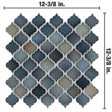 Merola Tile Hudson Tangier Atlantis 12-3/8 in. x 12-3/8 in. Porcelain Mosaic Tile (10.96 sq. ft. / Case)