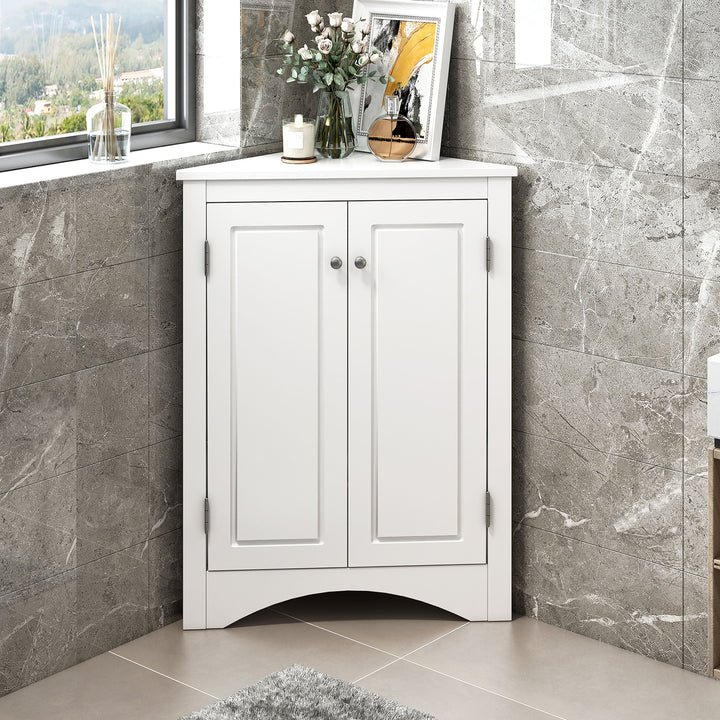 ModernLuxe 17.2-in W x 31.5-in H Wood Composite White Wall-mount Utility Storage Cabinet