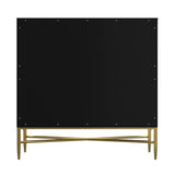 Clihome 15.75-in W x 32.87-in H Mdf Black Freestanding Utility Storage Cabinet
