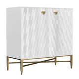 Clihome 15.75-in W x 32.87-in H Mdf White Freestanding Utility Storage Cabinet