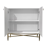 Clihome 15.75-in W x 32.87-in H Mdf White Freestanding Utility Storage Cabinet