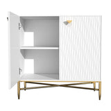 Clihome 15.75-in W x 32.87-in H Mdf White Freestanding Utility Storage Cabinet