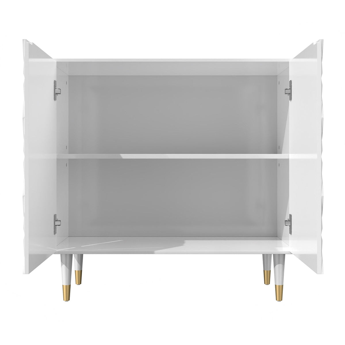 Clihome 15.75-in W x 31-in H Mdf White Freestanding Utility Storage Cabinet