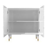Clihome 15.75-in W x 31-in H Mdf White Freestanding Utility Storage Cabinet