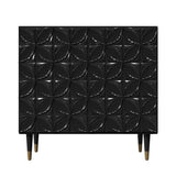 Clihome 15.75-in W x 31-in H Mdf Black Freestanding Utility Storage Cabinet