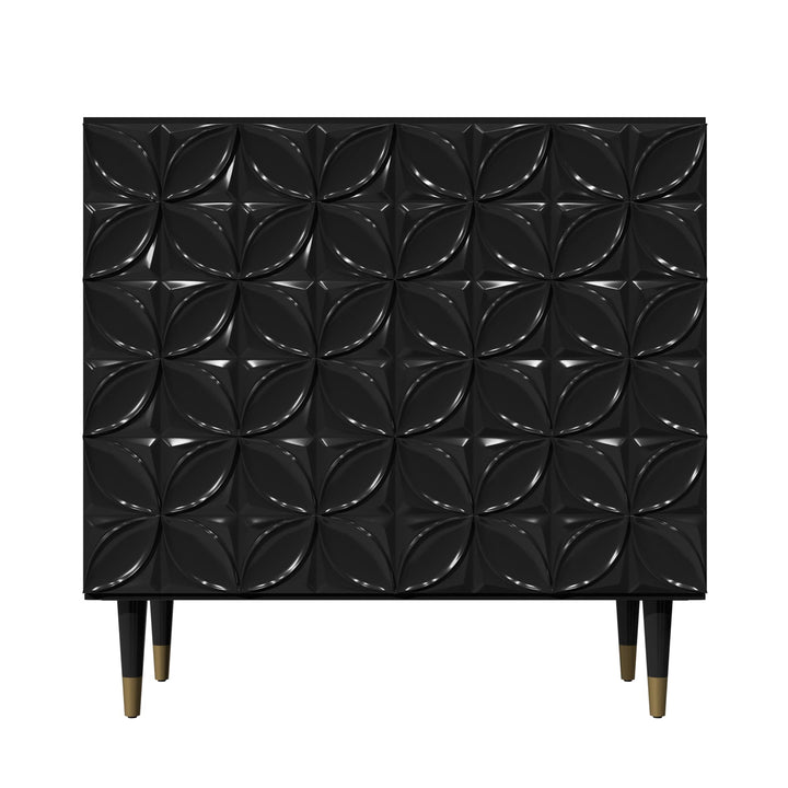 Clihome 15.75-in W x 31-in H Mdf Black Freestanding Utility Storage Cabinet