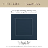allen + roth Port 15-in W x 34.5-in H x 24-in D Navy 3-Drawer Base Fully Assembled Cabinet (Flat Panel Style)