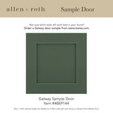 allen + roth Galway 33-in W x 34.5-in H x 24-in D Sage Diagonal Corner Base Fully Assembled Cabinet (Flat Panel Shaker Style)