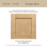 allen + roth Innsbrook 21-in W x 34.5-in H x 24-in D Rye 1-Drawer Base Fully Assembled Cabinet (Flat Panel Shaker Style)