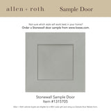allen + roth Stonewall 36-in W x 34.5-in H x 24-in D Stone Diagonal Corner Base Fully Assembled Cabinet (Flat Panel Shaker Style)
