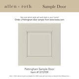 allen + roth Pattingham 21-in W x 34.5-in H x 24-in D Harbor 1-Drawer Base Fully Assembled Cabinet (Raised Panel Square Style)